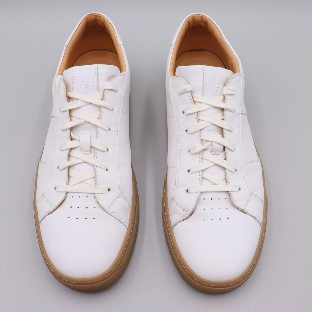 GREATS Royale Sneakers White/Gum Sole Men's Size 12 US Low Top Casual Sneakers - Picture 2 of 9